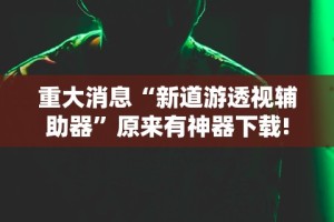 重大消息“新道游透视辅助器”原来有神器下载!