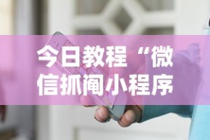 今日教程“微信抓阄小程序作弊”详细开挂玩法