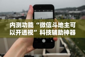 内测功能“微信斗地主可以开透视”科技辅助神器手机版教程