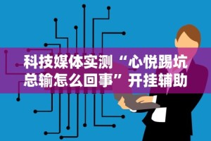 科技媒体实测“心悦踢坑总输怎么回事”开挂辅助详细步骤