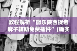 教程解析“微乐陕西捉老麻子辅助免费插件”(确实有挂)