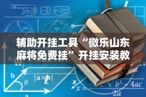 辅助开挂工具“微乐山东麻将免费挂”开挂安装教程