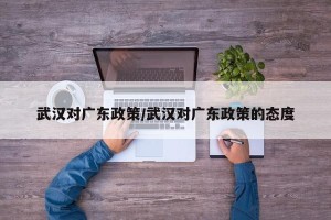 武汉对广东政策/武汉对广东政策的态度