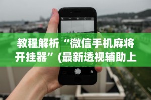 软件分享“陕麻圈麻将开挂教程”开挂辅助详细步骤