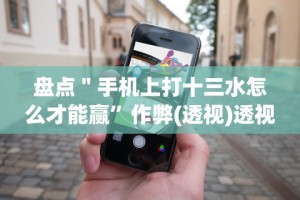 盘点＂手机上打十三水怎么才能赢”作弊(透视)透视辅助