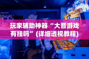 玩家辅助神器“大晋游戏有挂吗”(详细透视教程)