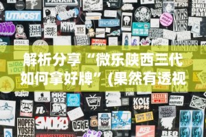 解析分享“微乐陕西三代如何拿好牌”(果然有透视挂)
