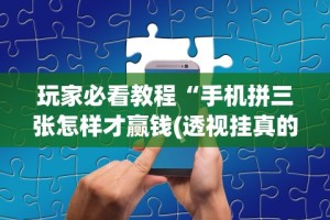 【玩家必看】“微乐四川麻将怎么打赢的几率高”真可以装挂