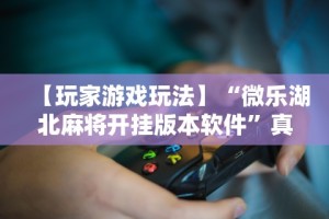 玩家必知“正宗乐平麻将有挂吗”(原来确实是有挂)