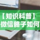 【知识科普】“微信骼子如何开挂”真实开挂技巧分享