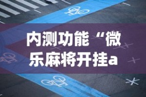 内测功能“微乐麻将开挂app(详细透视开挂教程)