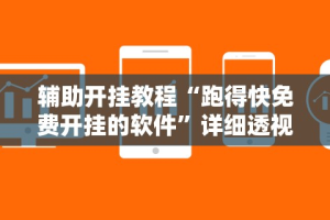辅助开挂教程“跑得快免费开挂的软件”详细透视辅助教程官方正版下载