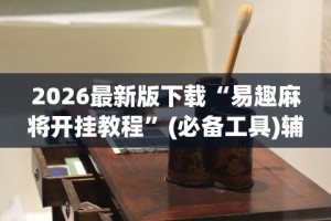 2026首发辅助“四川长牌实战技巧”(果然有透视挂)