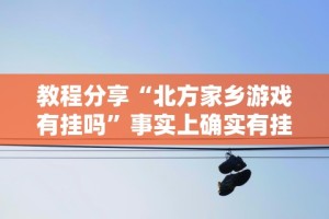 教程分享“北方家乡游戏有挂吗”事实上确实有挂