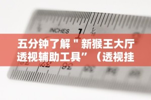 五分钟了解＂新猴王大厅透视辅助工具”（透视挂）辅助神器教程
