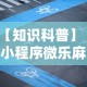 【知识科普】“小程序微乐麻将开挂神器下载”科技辅助神器手机