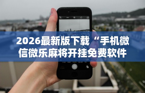 2026最新版下载“手机微信微乐麻将开挂免费软件”详细透视辅助教程官方正版下载