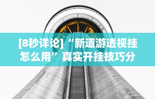 [8秒详论]“新道游透视挂怎么用”真实开挂技巧分享