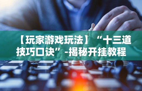 【玩家游戏玩法】“十三道技巧口诀”-揭秘开挂教程分享