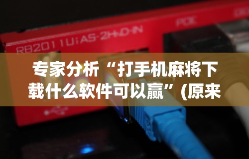 专家分析“打手机麻将下载什么软件可以赢”(原来确实是有插件)