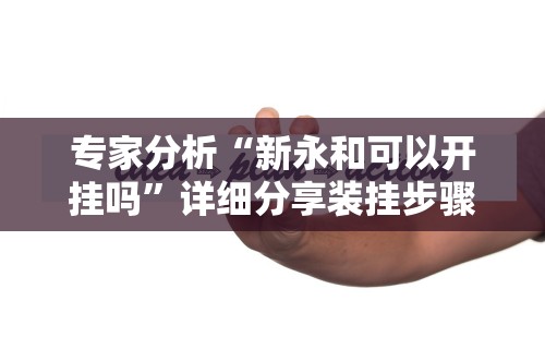 专家分析“新永和可以开挂吗”详细分享装挂步骤教程