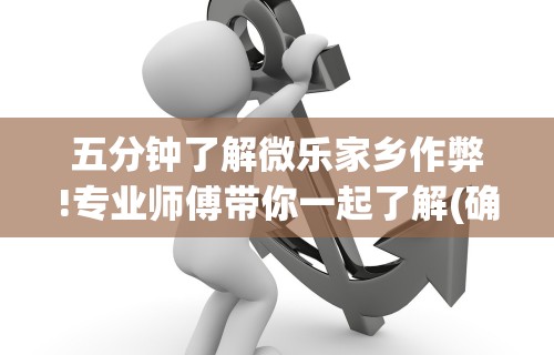 五分钟了解微乐家乡作弊!专业师傅带你一起了解(确实有挂)