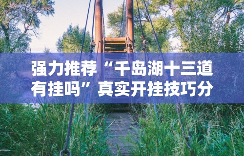 强力推荐“千岛湖十三道有挂吗”真实开挂技巧分享