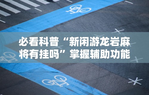 必看科普“新闲游龙岩麻将有挂吗”掌握辅助功能必胜规则