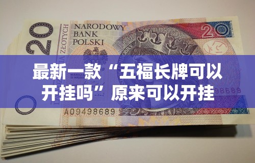 最新一款“五福长牌可以开挂吗”原来可以开挂