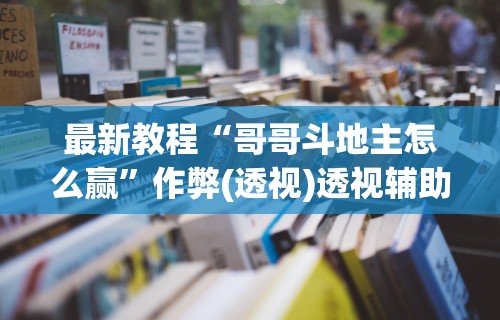 最新教程“哥哥斗地主怎么赢”作弊(透视)透视辅助