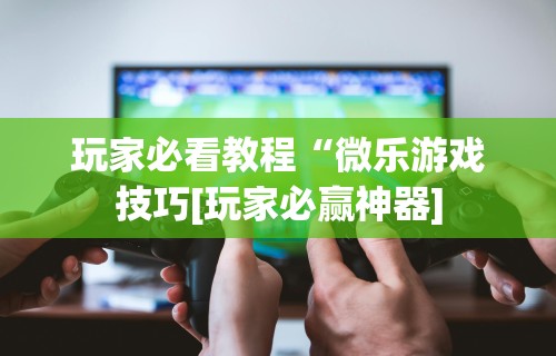 玩家必看教程“微乐游戏技巧[玩家必赢神器]