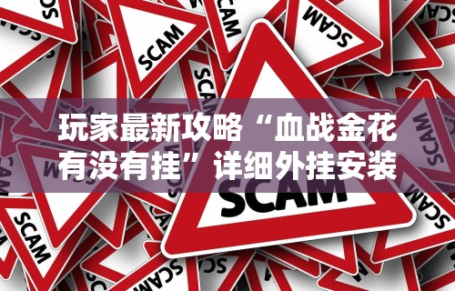 玩家最新攻略“血战金花有没有挂”详细外挂安装步骤
