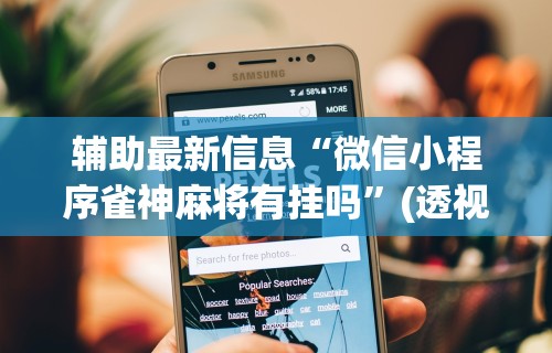 辅助最新信息“微信小程序雀神麻将有挂吗”(透视)其实真的有挂