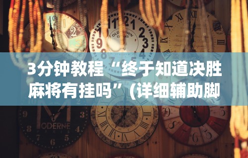 盘点一款“智星德州菠萝透视插件工具”详细开挂玩法