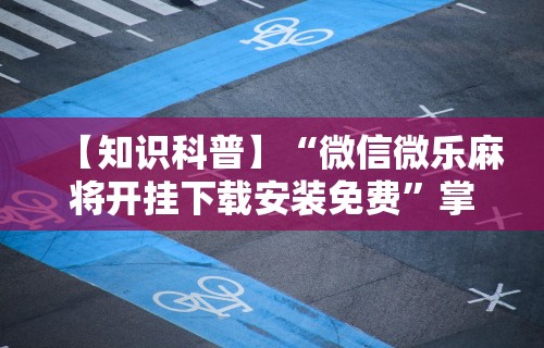 【知道】“微信微乐麻将开挂工具”科技辅助神器手机版