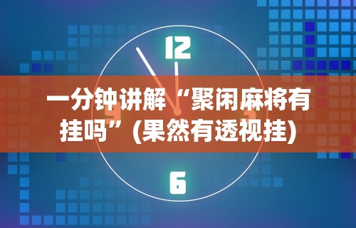 终于懂了“新麻圈挂”详细外挂辅助详细教程
