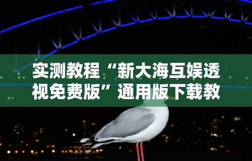 教程解析“微乐陕西麻将可以开挂吗	”附透视挂详细教程