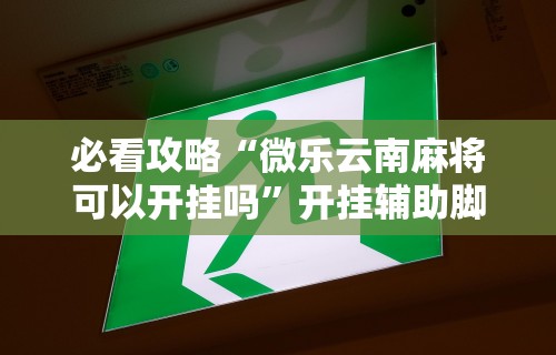 玩家必学攻略“微乐南昌麻将可以开挂吗(详细透视开挂教程) 玩家必学攻略“微乐南昌麻将可以开挂吗(详细透视开挂教程)