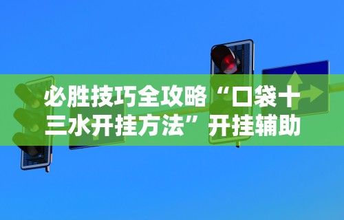必胜技巧全攻略“口袋十三水开挂方法	”开挂辅助详细步骤