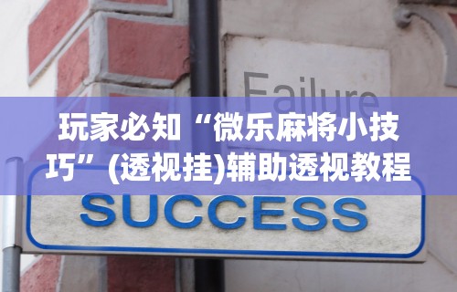 辅助挂机软件“山西大唐麻将有什么规律吗	”有挂详细开挂教程