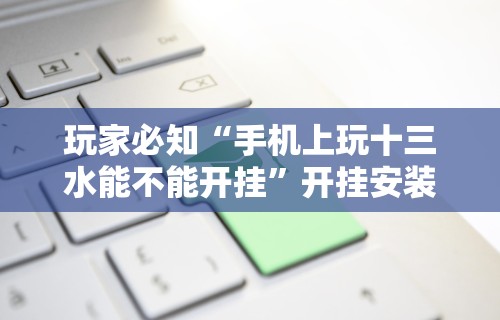 玩家必知“手机上玩十三水能不能开挂”开挂安装教程