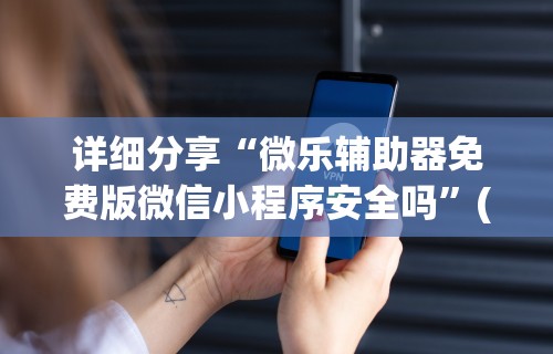 详细分享“微乐辅助器免费版微信小程序安全吗”(助赢详细开挂教程)