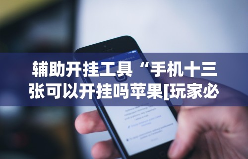 辅助开挂工具“手机十三张可以开挂吗苹果[玩家必赢神器]