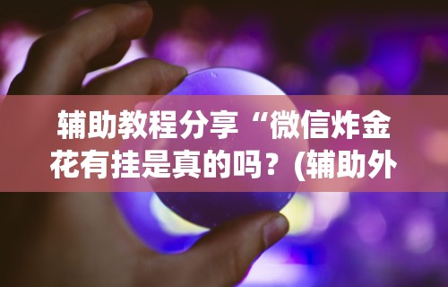 辅助教程分享“微信炸金花有挂是真的吗?(辅助外挂+教程) 辅助教程分享“微信炸金花有挂是真的吗?(辅助外挂+教程)