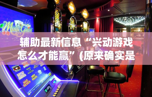 辅助最新信息“兴动游戏怎么才能赢”(原来确实是有插件)