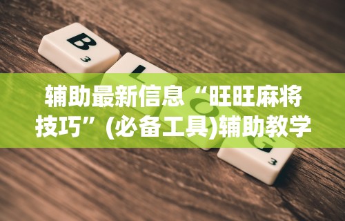 辅助最新信息“旺旺麻将技巧”(必备工具)辅助教学