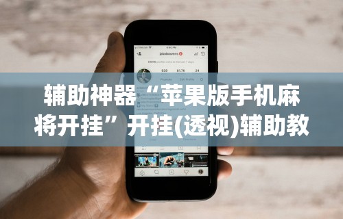 辅助神器“苹果版手机麻将开挂”开挂(透视)辅助教程