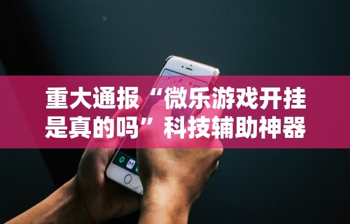 重大通报“微乐游戏开挂是真的吗	”科技辅助神器手机版教程